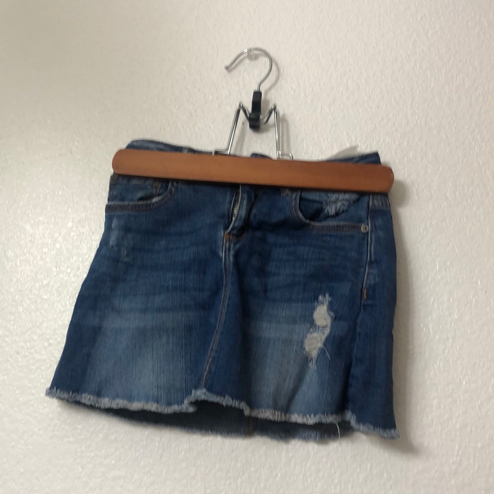 Zara girls denim skirt